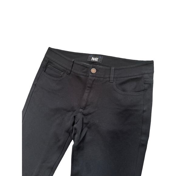 PAIGE Black Slim Ankle Pants Size 27 – Versatile Stretch Work to Weekend - Picture 4 of 5